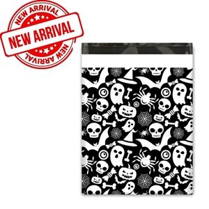 Poly mailers Halloween 10x13 Mr. Bones Fall